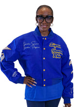 Load image into Gallery viewer, Pretty Poodle Varsity Jacket