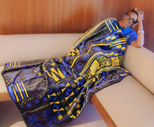 Load image into Gallery viewer, Greater Kente Travel Blanket