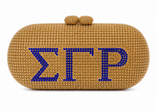 Load image into Gallery viewer, Rhinestone Soror Clutch
