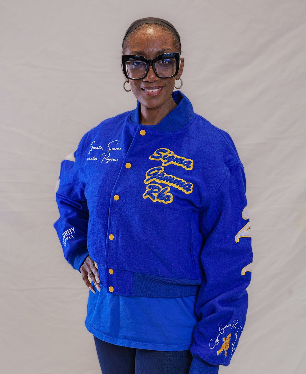 Pretty Poodle Varsity Jacket