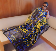 Load image into Gallery viewer, Greater Kente Travel Blanket
