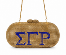 Load image into Gallery viewer, Rhinestone Soror Clutch
